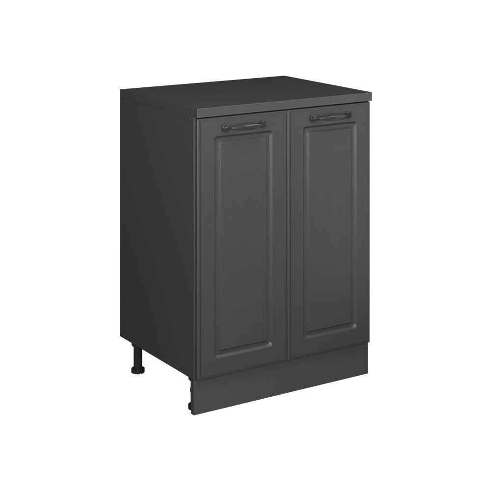 Vicco Szafka rozszerzająca Rion, Antracyt wiejski/Antracyt, 60 x 46 cm bez skosu z 2 drzwiami