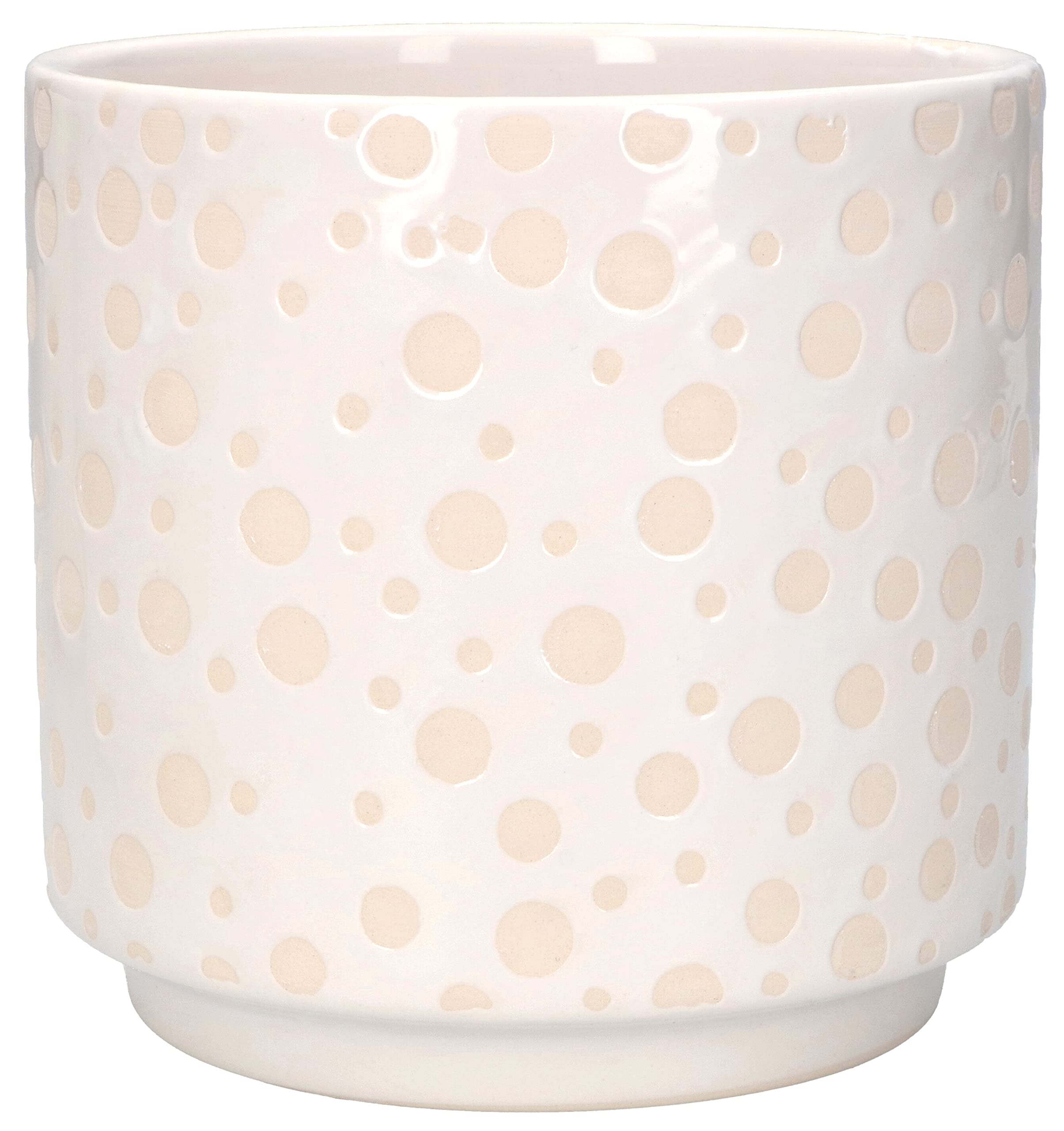 Doniczka szkliwiona fi12 donica osłonka ceramiczna - KOTARBAU