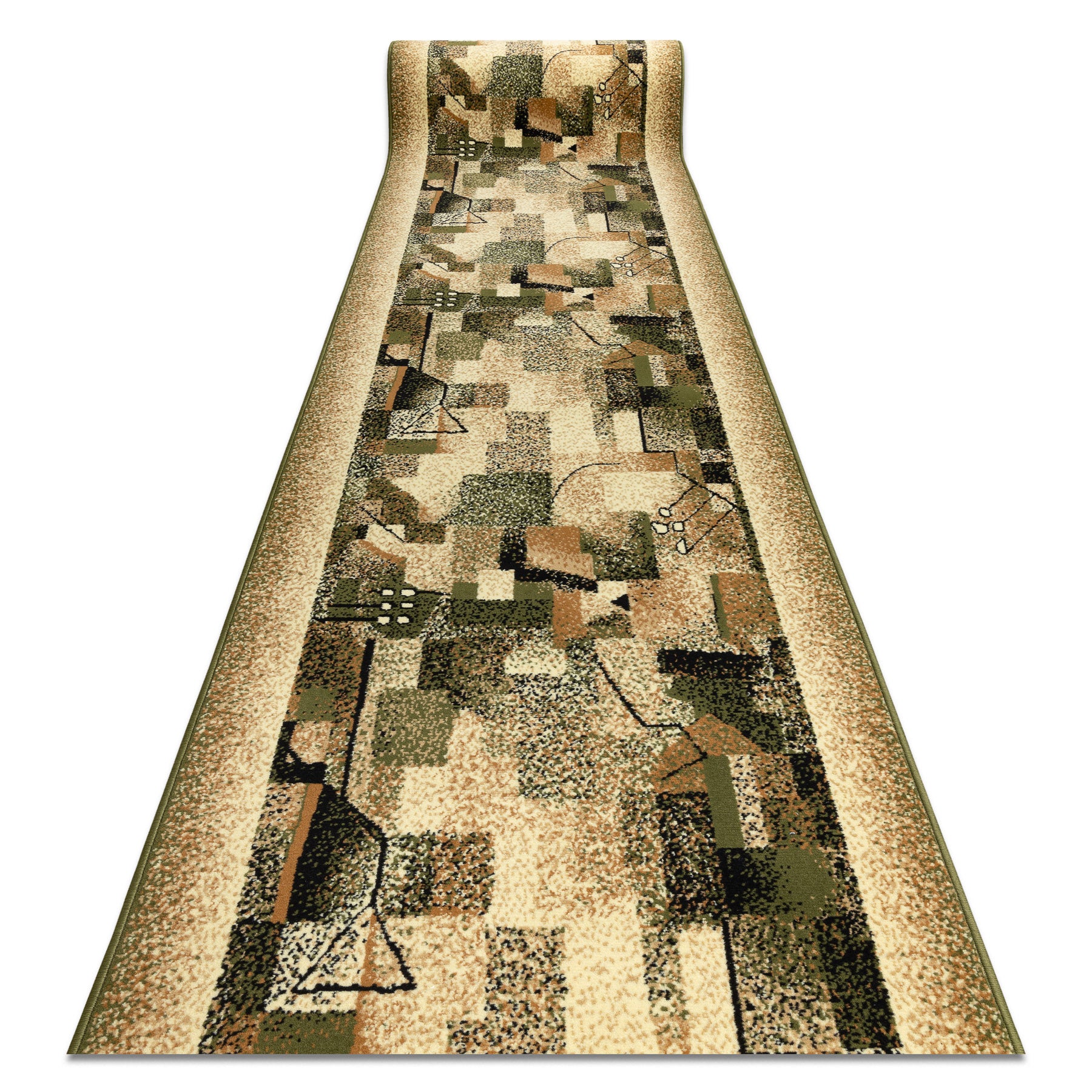 CHODNIK BCF IMPRESJA oliwka 100 cm 100x920 cm
