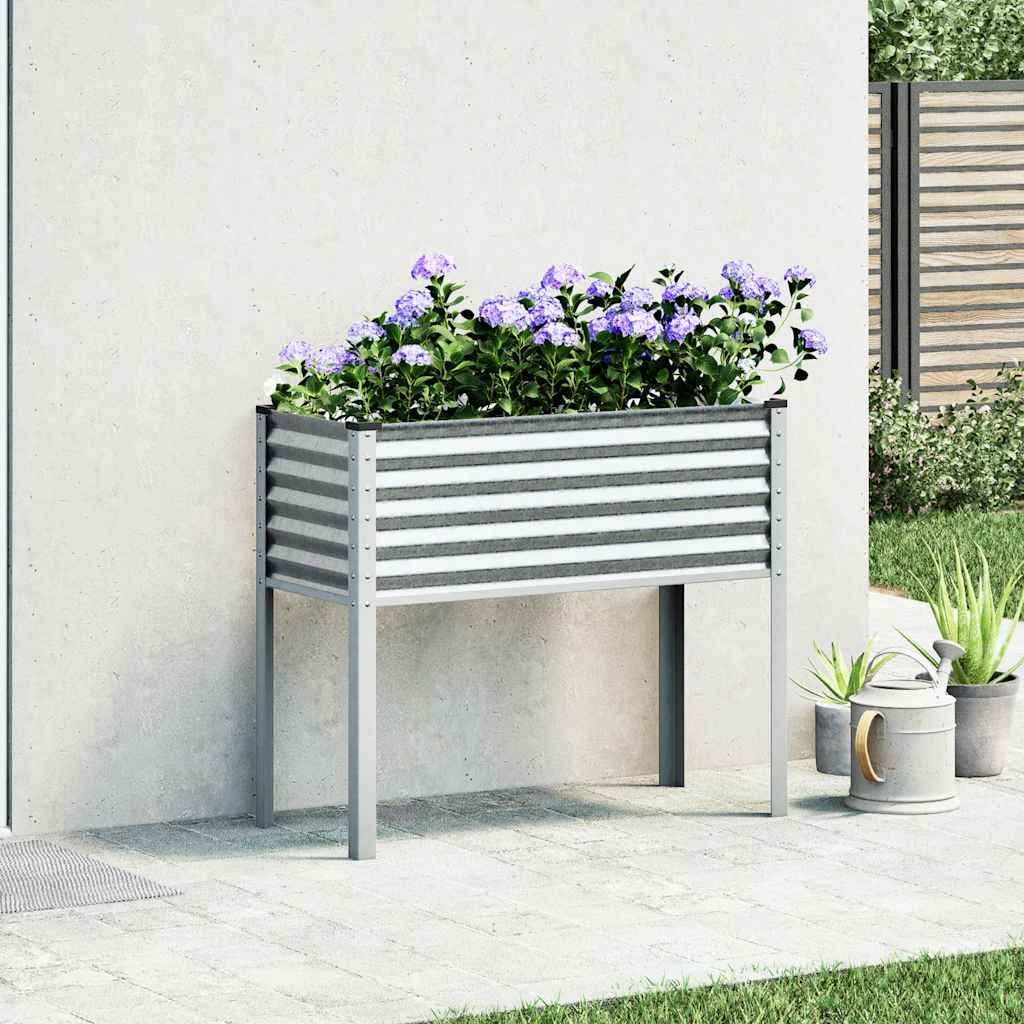 Donica ogrodowa 100x45x90 cm Stal ocynkowana