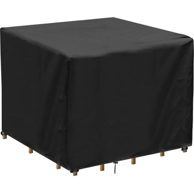 Pokrowiec na stół ogrodowy, wodoodporny pokrowiec na meble ogrodowe, odporny na promieniowanie UV, 210D Oxford Fabric Cover na stół i krzesła ogr