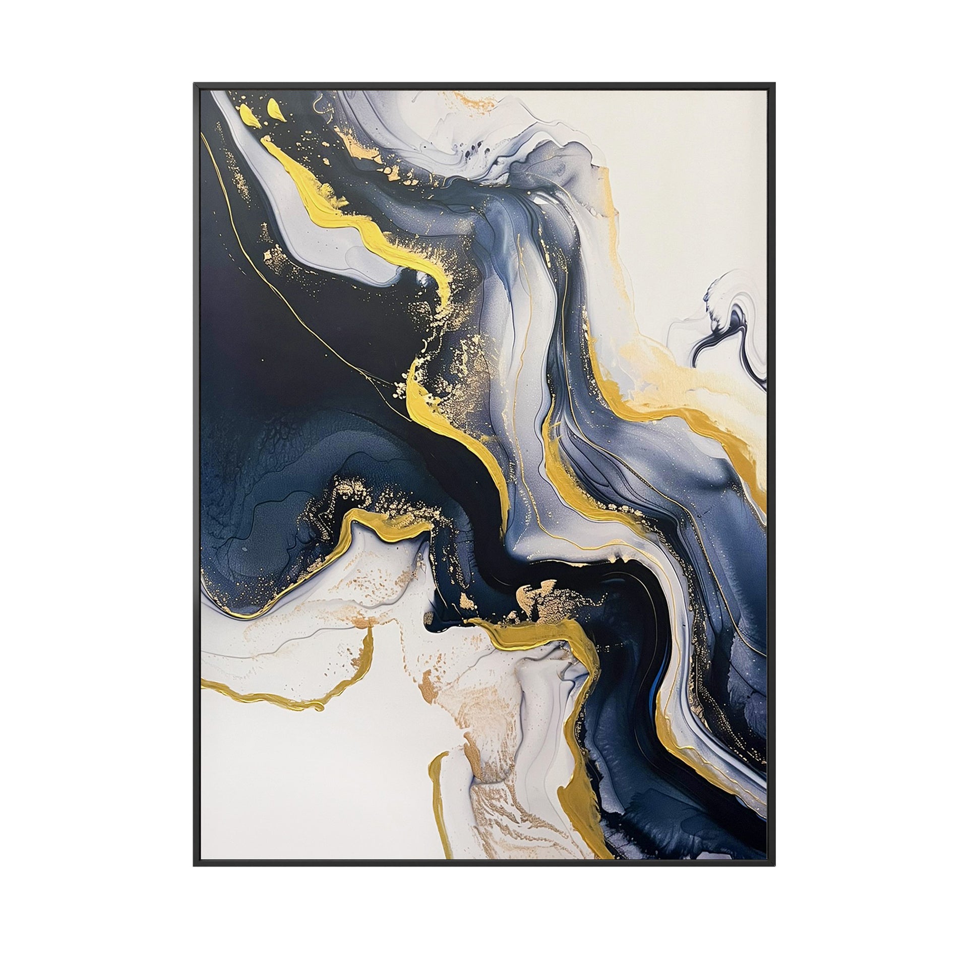 Obraz z ręcznie malowanymi elementami FRAMED SKY 70x100