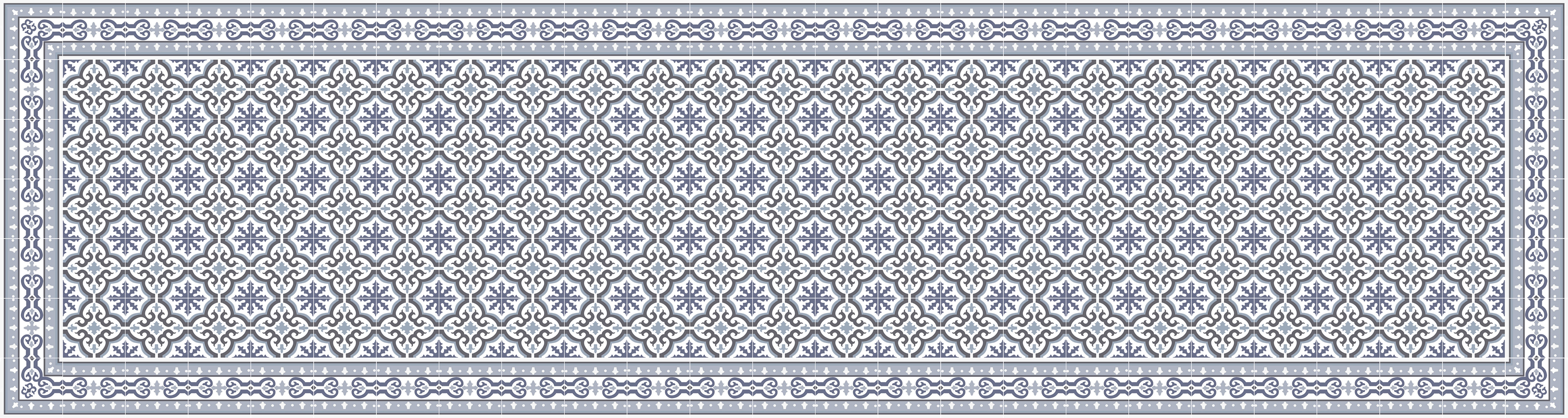 Dywan winylowy Jeanette 80x300 cm - antypoślizgowy PVC, winylowy do kuchni lub salonu, zmywalny, wodoodporny styl