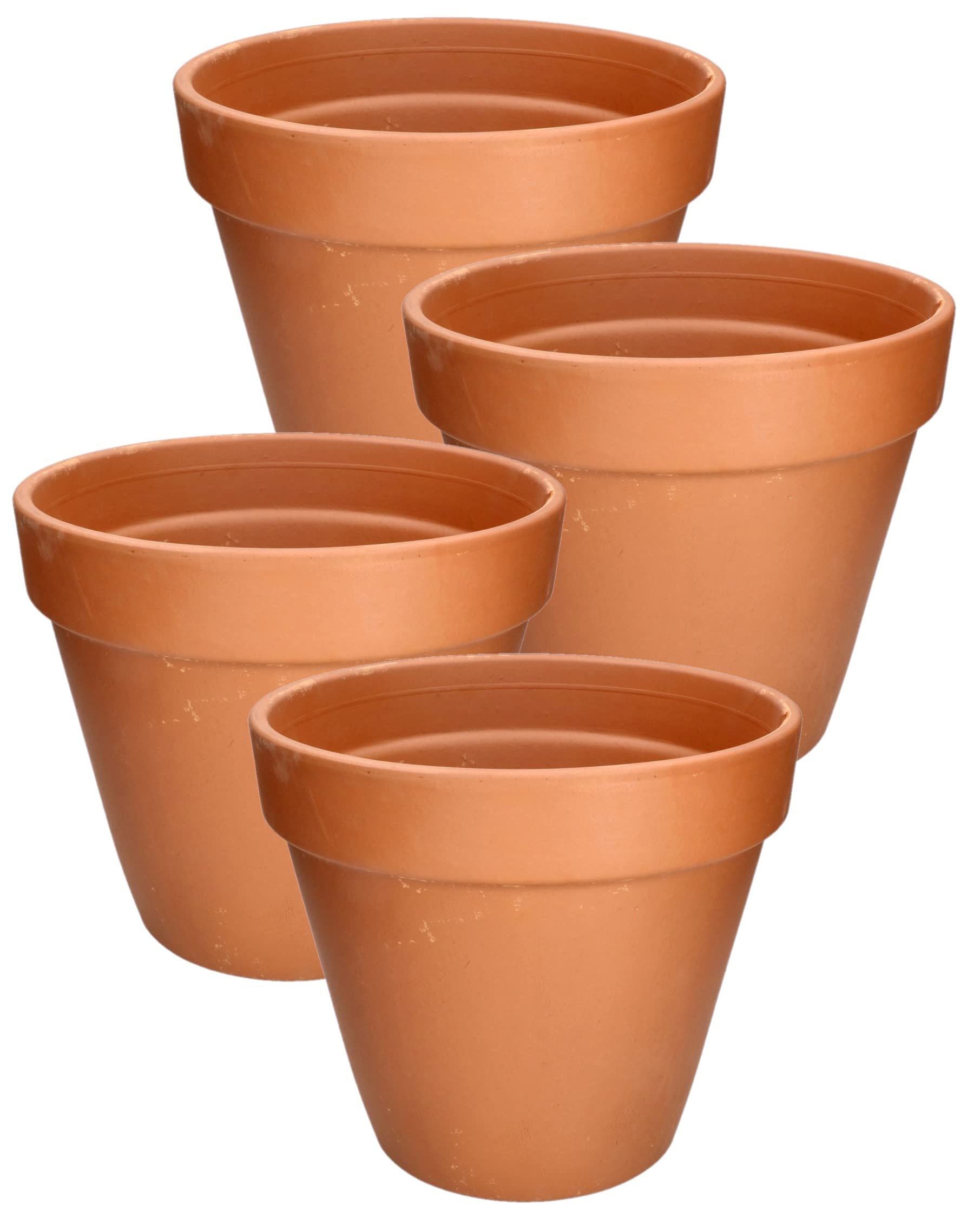 4x doniczka gliniana 11 donica ceramiczna terakota - KOTARBAU