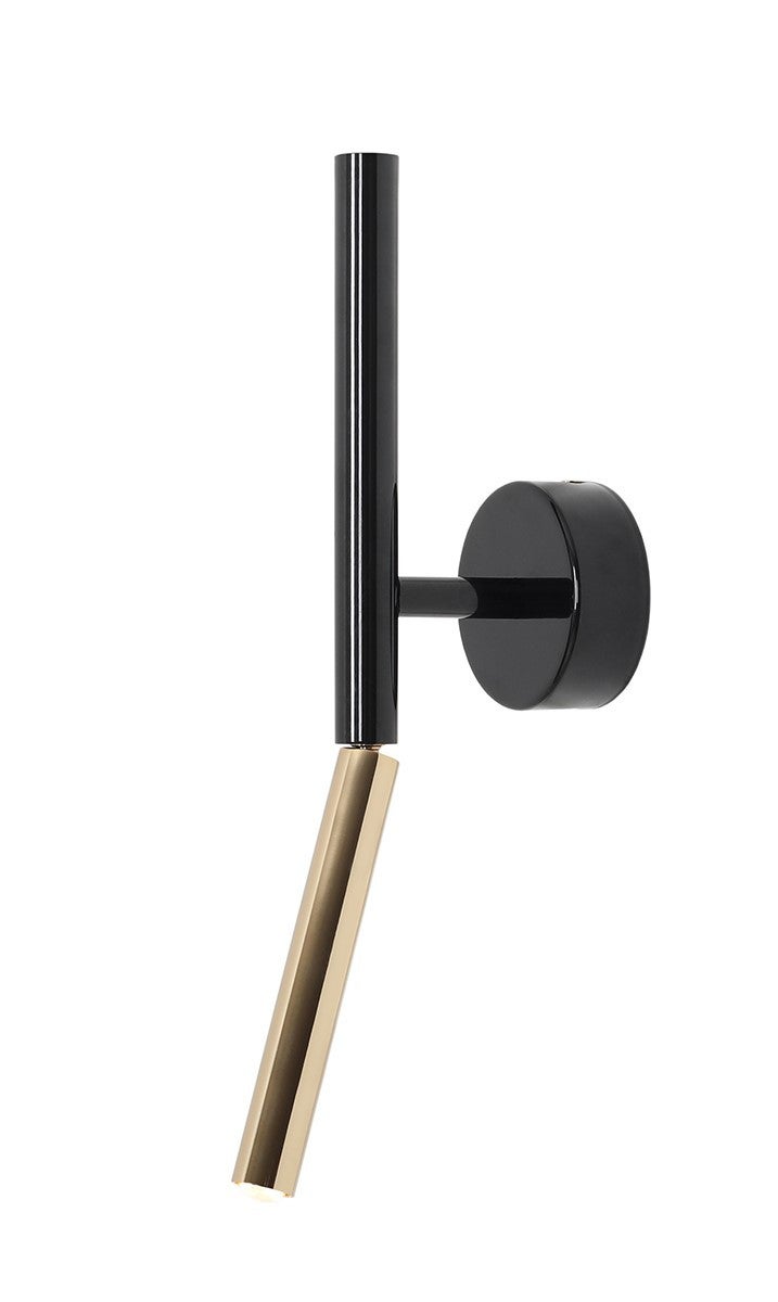 Kinkiet regulowany STICK WALL BLACK GOLD Aldex