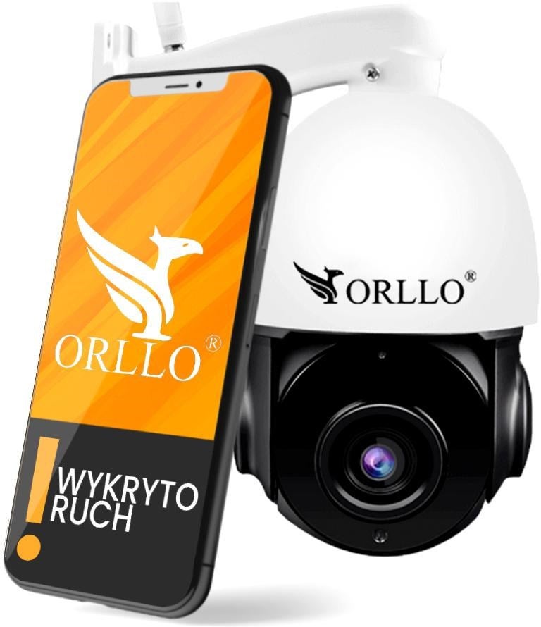 Kamera IP ORLLO Z18 Zewnętrzna SIM 4MP, Obrotowa, Nocne Widzenie