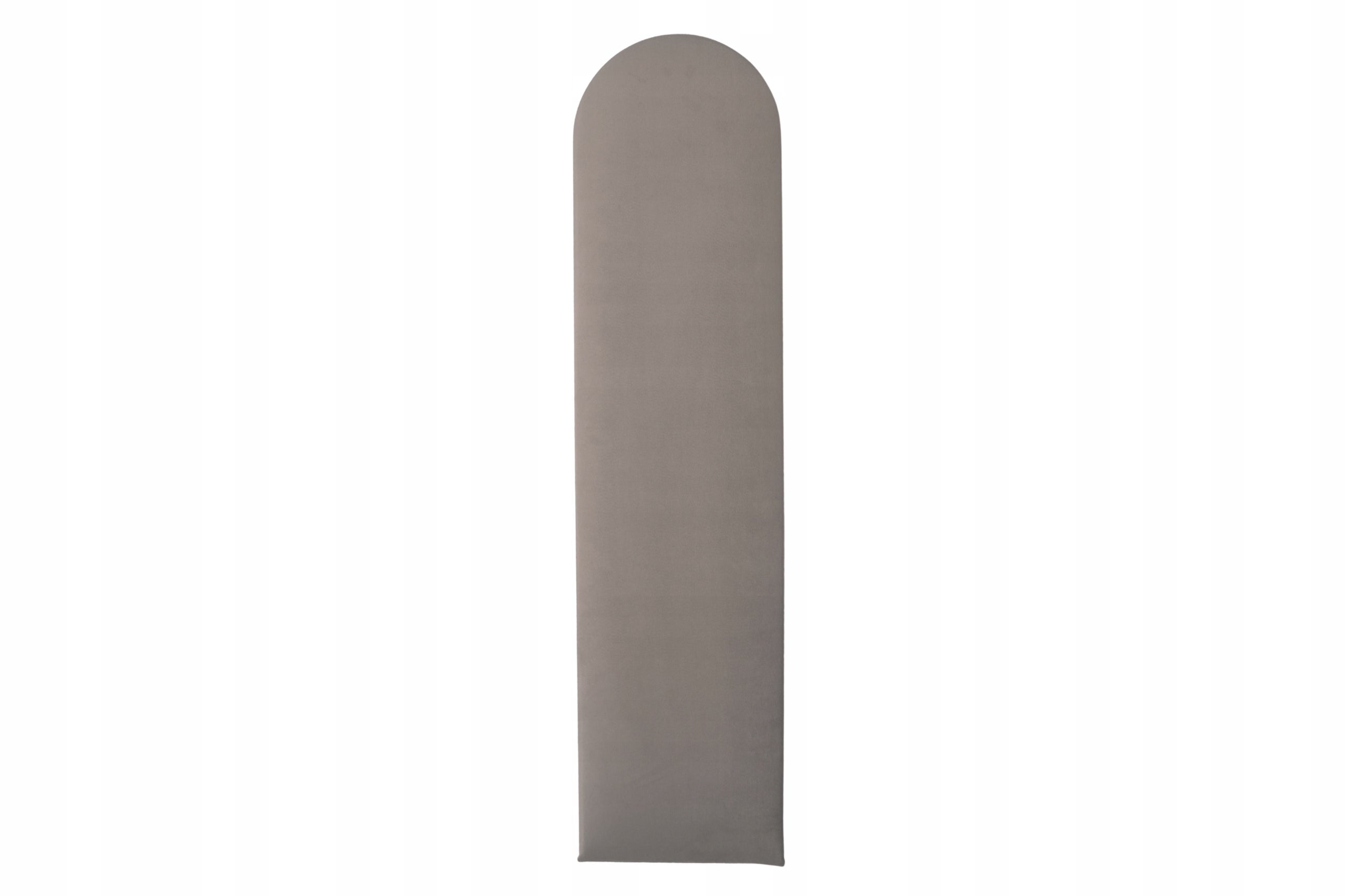 Panel Tapicerowany Płotek Komvortowy 100x30 cm Jasny Szary Smart Velvet