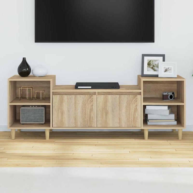 Szafka pod telewizor, dąb sonoma, 160x35x55 cm