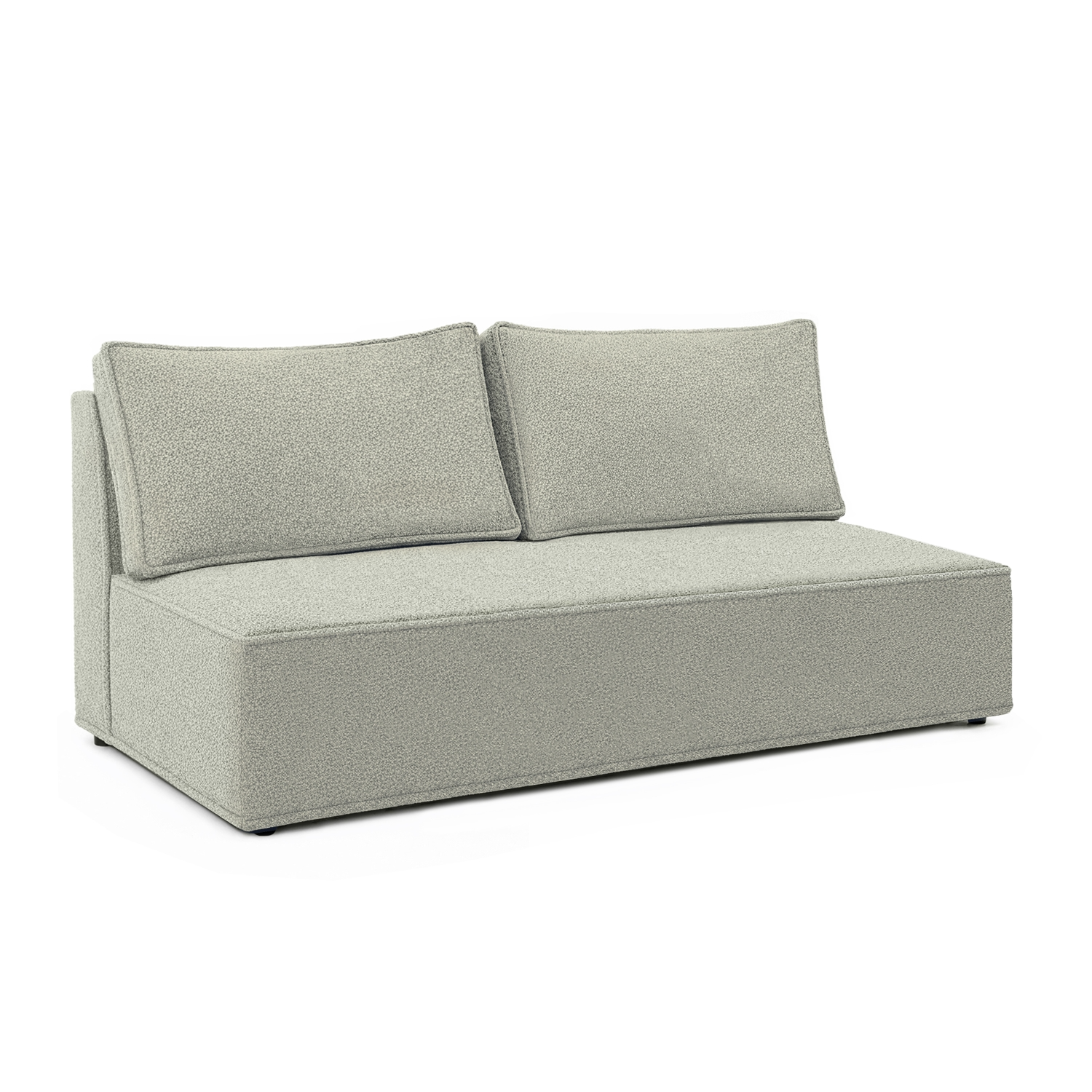 Sofa Rozkładana Kanapa z Funkcją Spania Dwuosobowa Do Salon Szara MAVIA