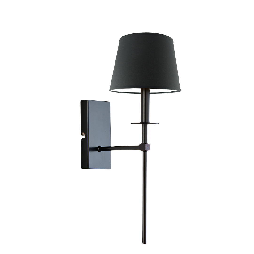 Kinkiet lampa ścienna lampa na ścianę z abażurem walec LOON