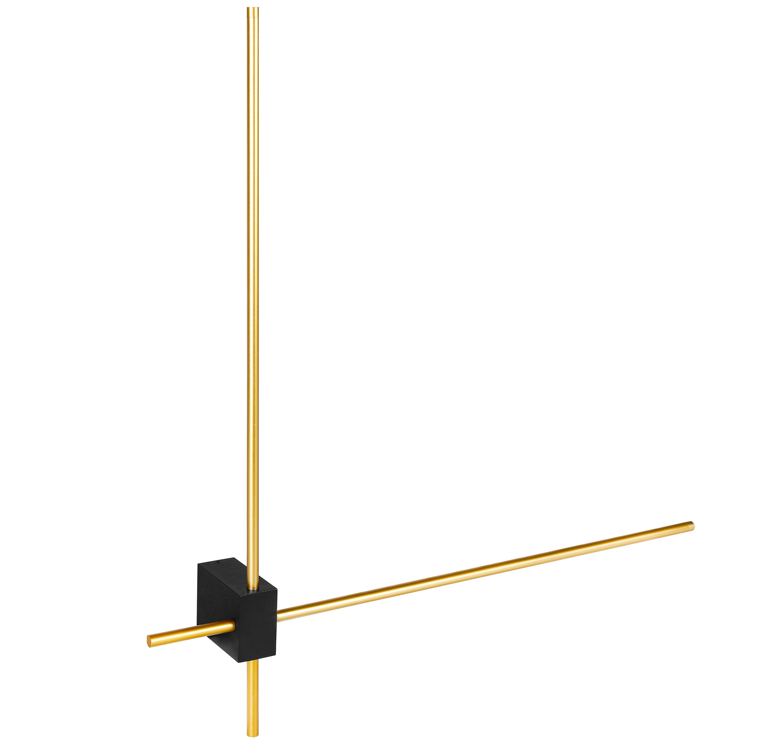 Kinkiet ścienny LED Como 12W 60x60cm IP20 4000K nowoczesny złoty lampa MasterLED