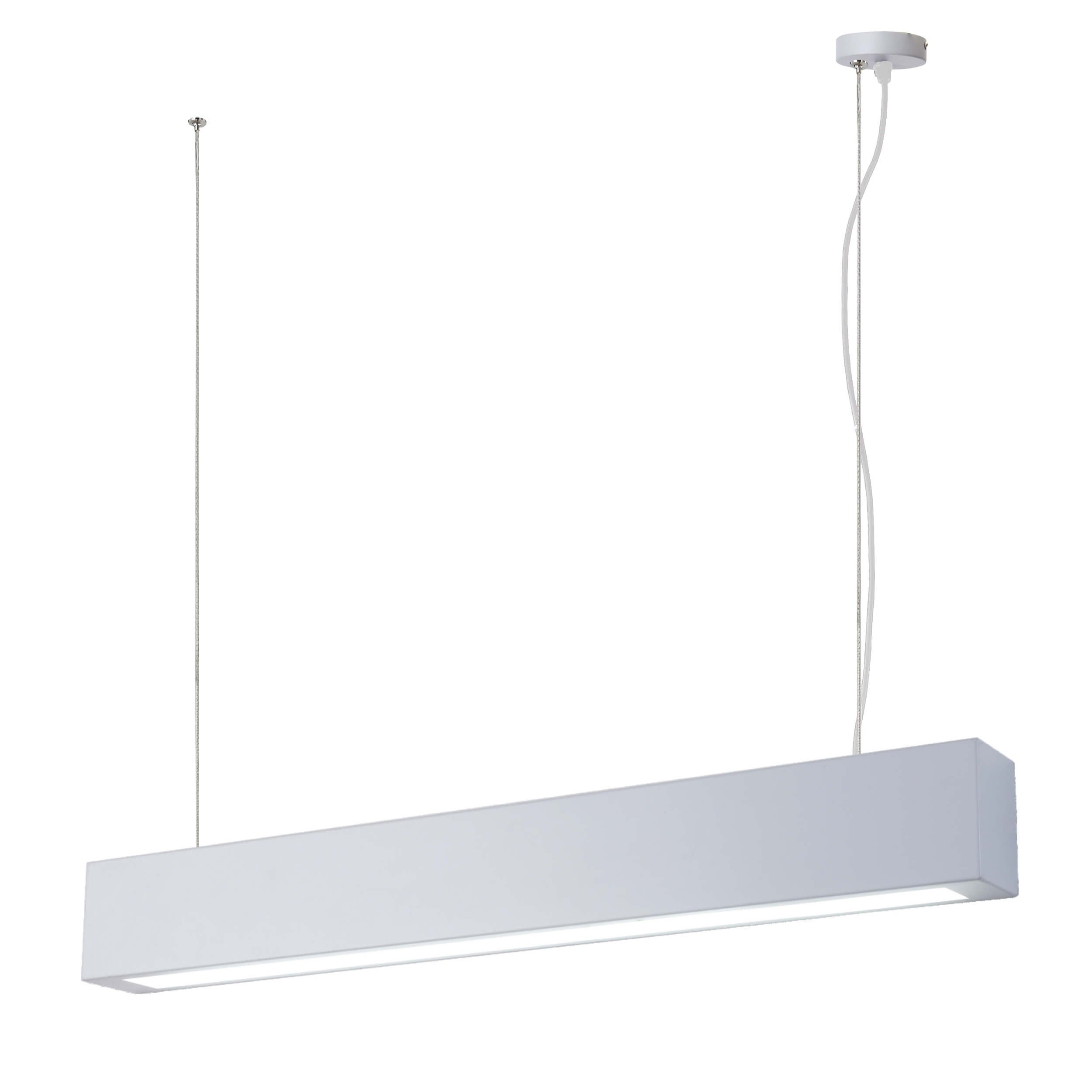 Lampa wisząca LED 63 cm, biała, CCT 18 W, regulowana, do nowoczesnej kuchni