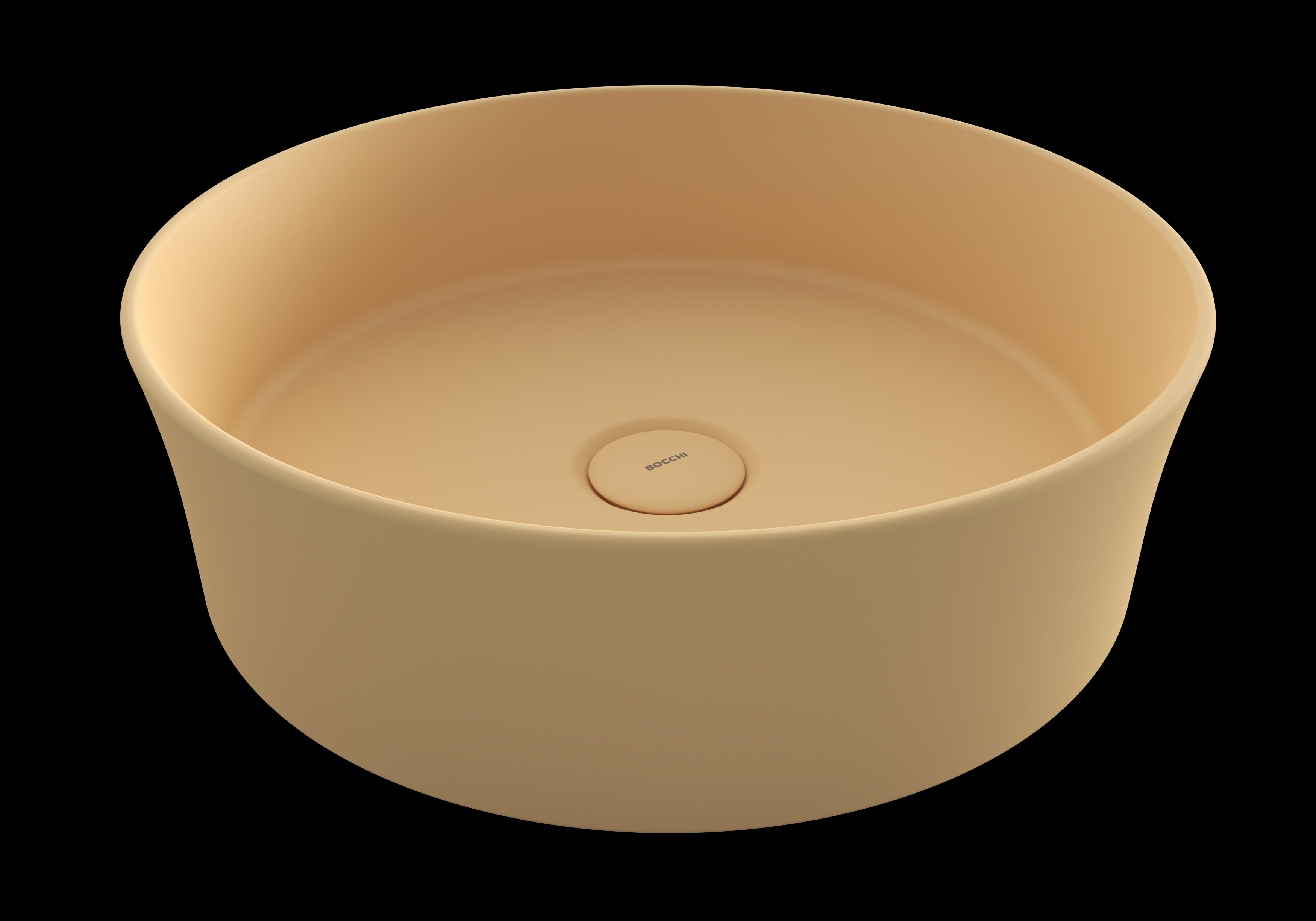 BOCCHI SOTTILE Umywalka nablatowa 38cm kaszmir