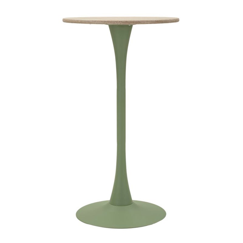 Stolik barowy Fennel, MDF, Zielony, Seven Design