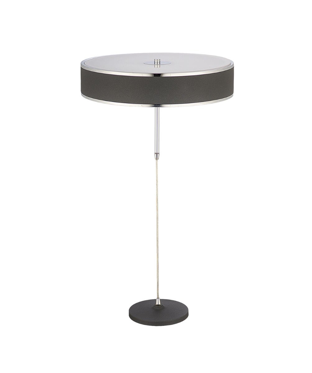 Lampka stołowa JAZZ Jupiter srebrna/czarna metal E14 47x35x35 cm 1 szt.