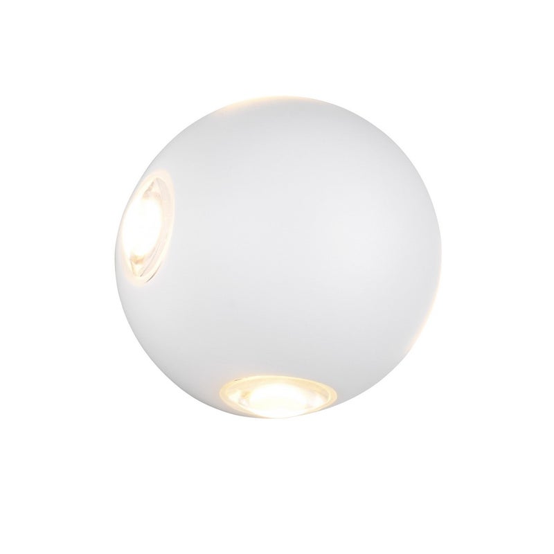 Kinkiet zewnętrzny LED AVISIO 2W aluminium biały matowy wym:10,5x10,5x10,5cm IP54 Trio