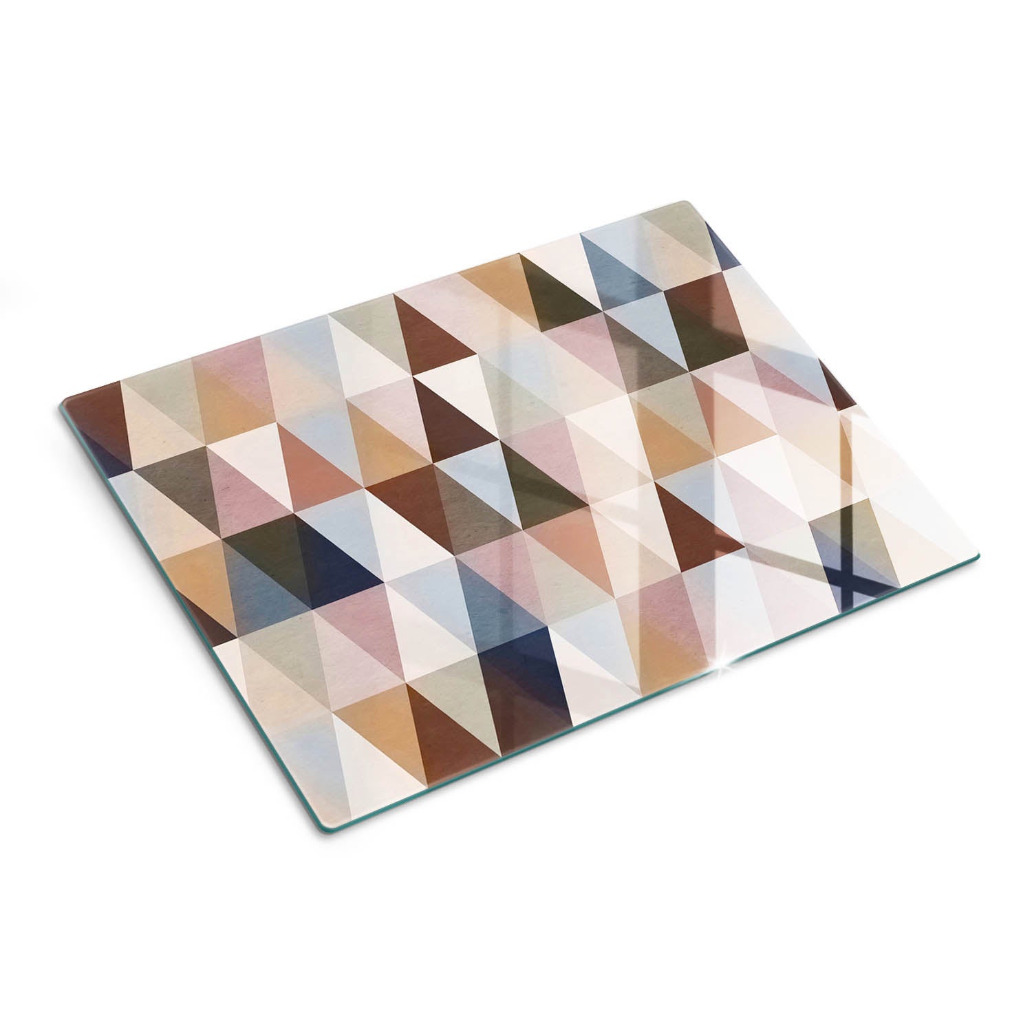 Szklana deska kuchenna z trwałym nadrukiem - Geometria Wzór - 30x40 - Tulup