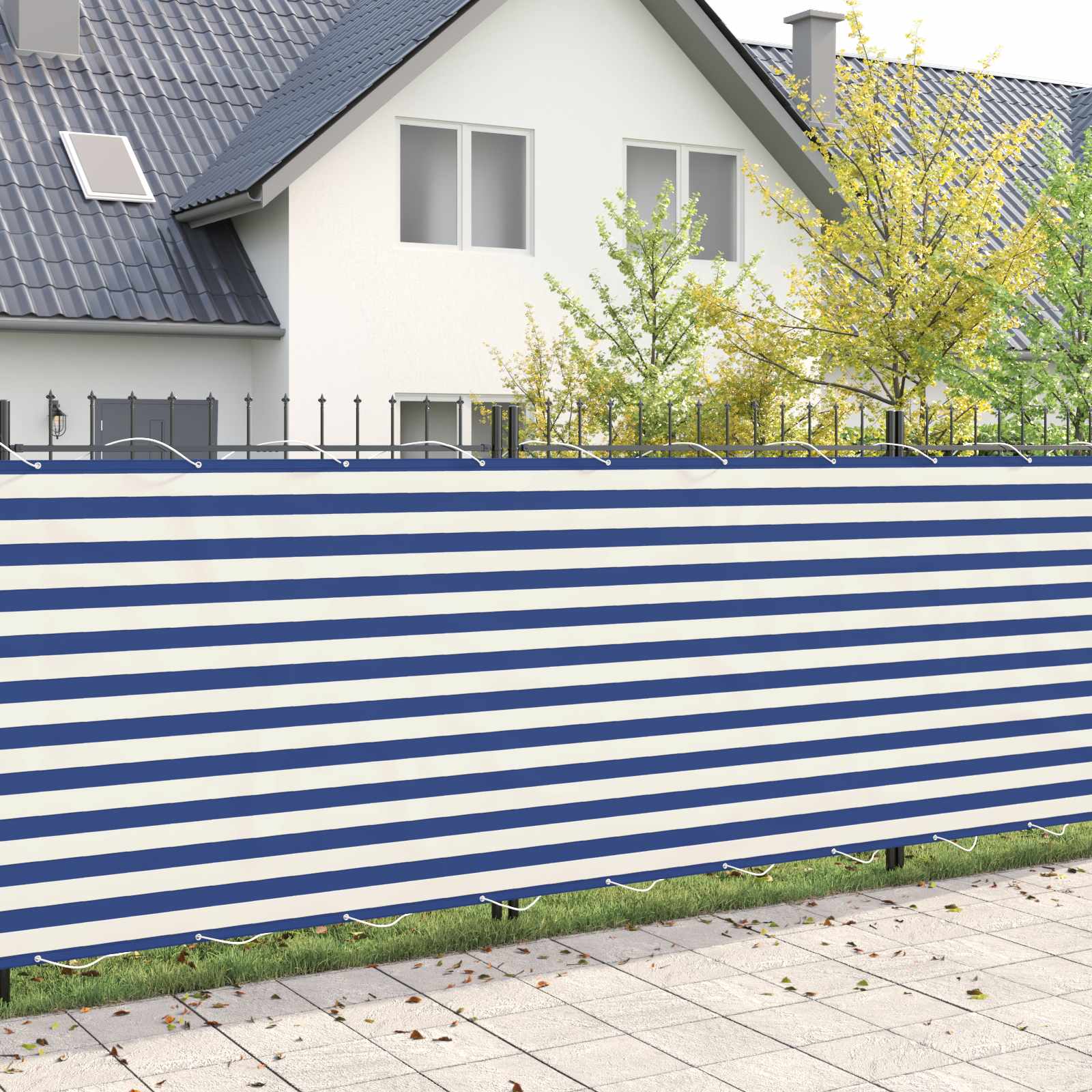 Ekran Prywatności Balkonowej 200 x 300 cm Tkanina z powłoką PU vidaXL