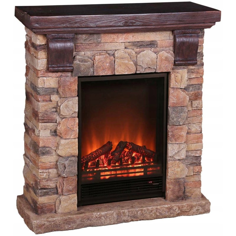 KOMINEK ELEKTRYCZNY EL FUEGO KITZBUHEL 1.8KW LED FUNKCJA GRZANIA WYJĄTKOWY