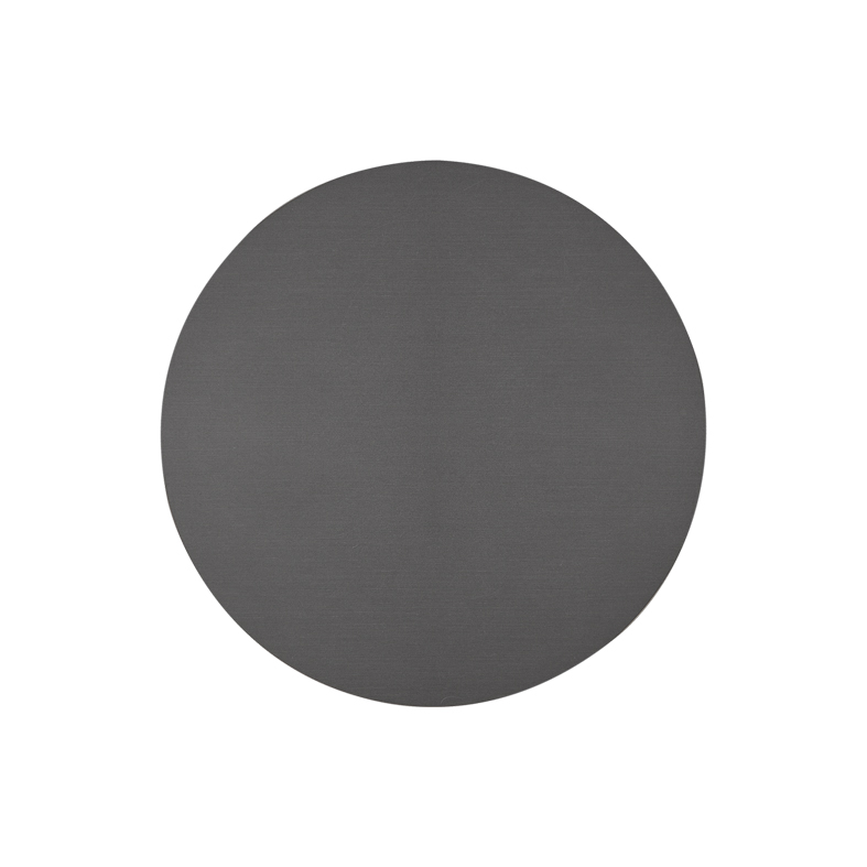 Kinkiet LED SOLARIS 12W 3000K CRI90 IP20 średnica 23 cm w metalowym wykończeniu w kolorze tytanu - Rossini Group - Oświetlenie wnętrz