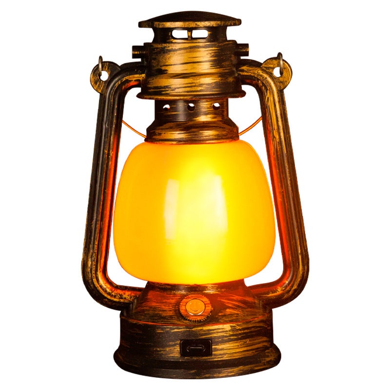 Lampa kempingowa, lampa kempingowa, latarka zewnętrzna, ładowanie słoneczne i ładowanie przez USB typu C, temperatura barwowa 2400 K - 19*13*13 cm