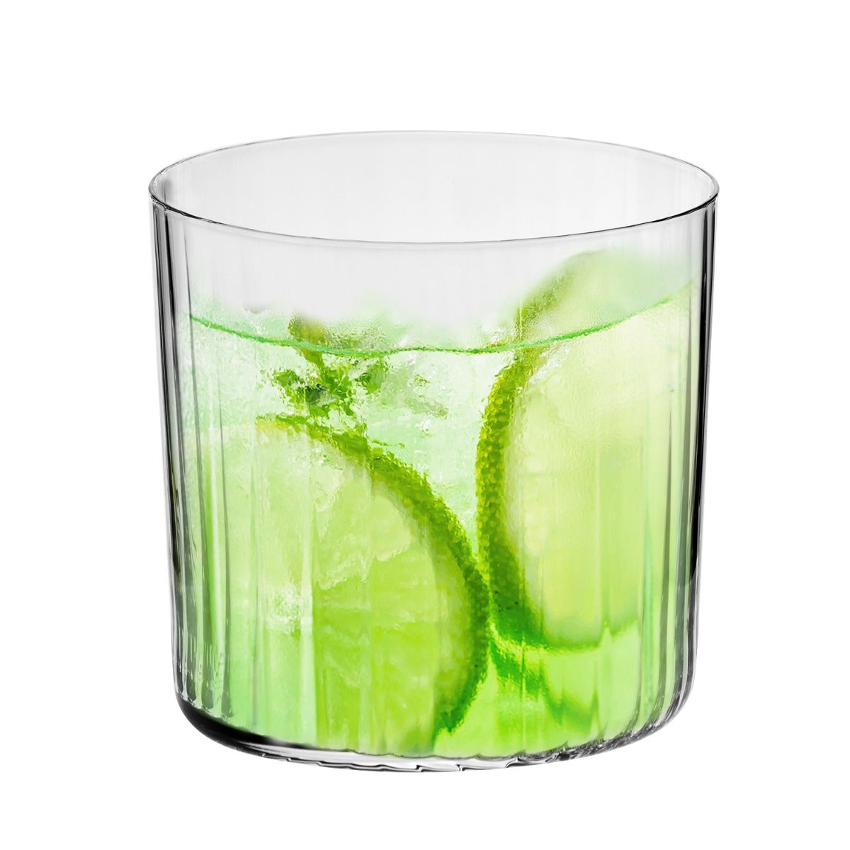 KROSNO Szklanki z pionowym ryflowaniem Mixology 410 ml 6 szt.