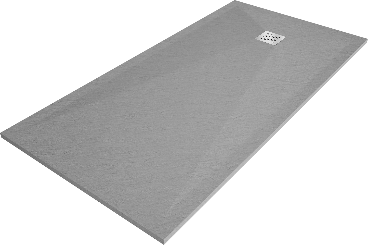 Mexen Stone+ brodzik kompozytowy prostokątny 180 x 80 cm, szary-beton - 44618018