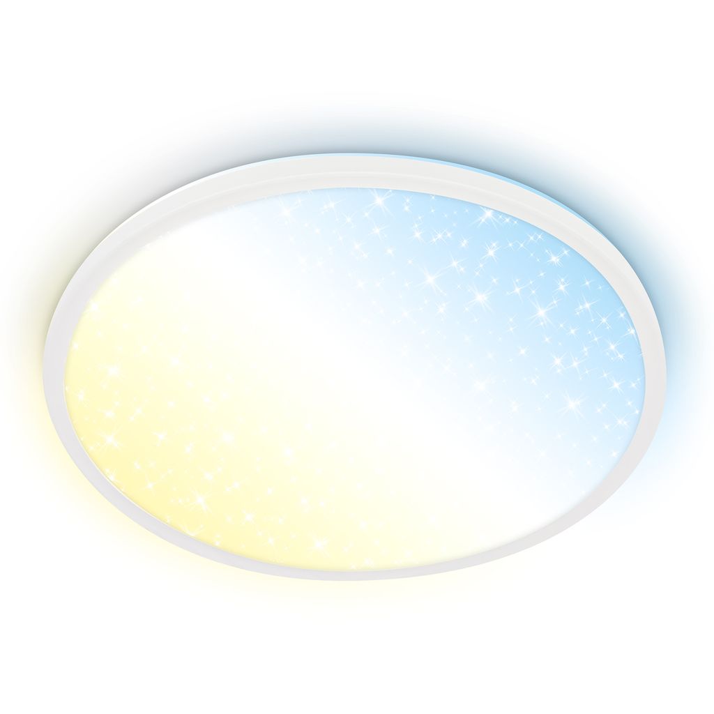 Lampa sufitowa LED, lampa sufitowa do salonu, ściemnialna, sterowana pilotem