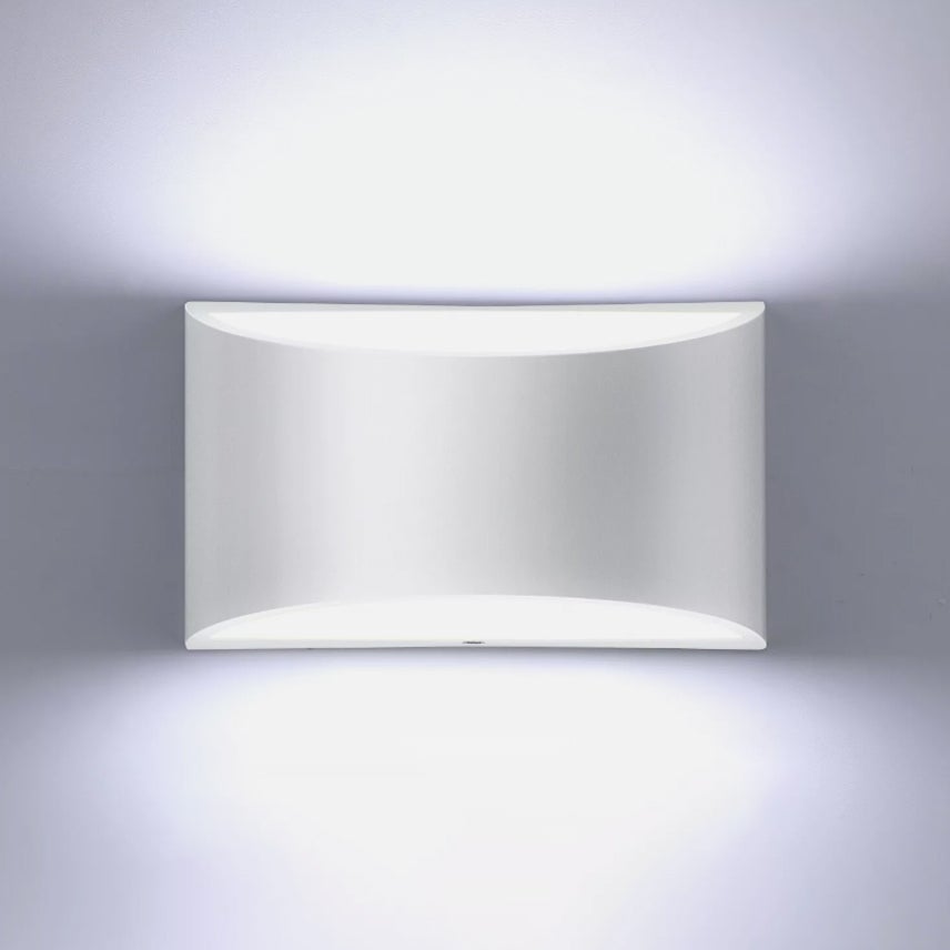 Nowoczesne kinkiety LED, kinkiet ścienny biały zimny 6000K, kinkiet góra i dół 7W, kinkiet wewnętrzny, 1 sztuka