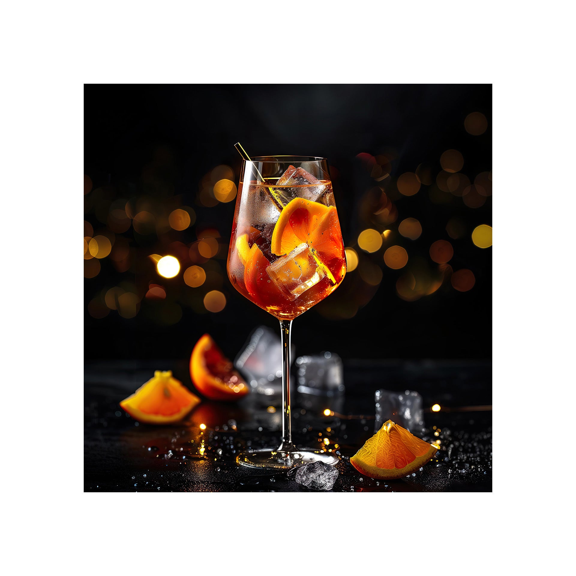 STYLER Obraz na szkle GLASSPIK APEROL 30x30