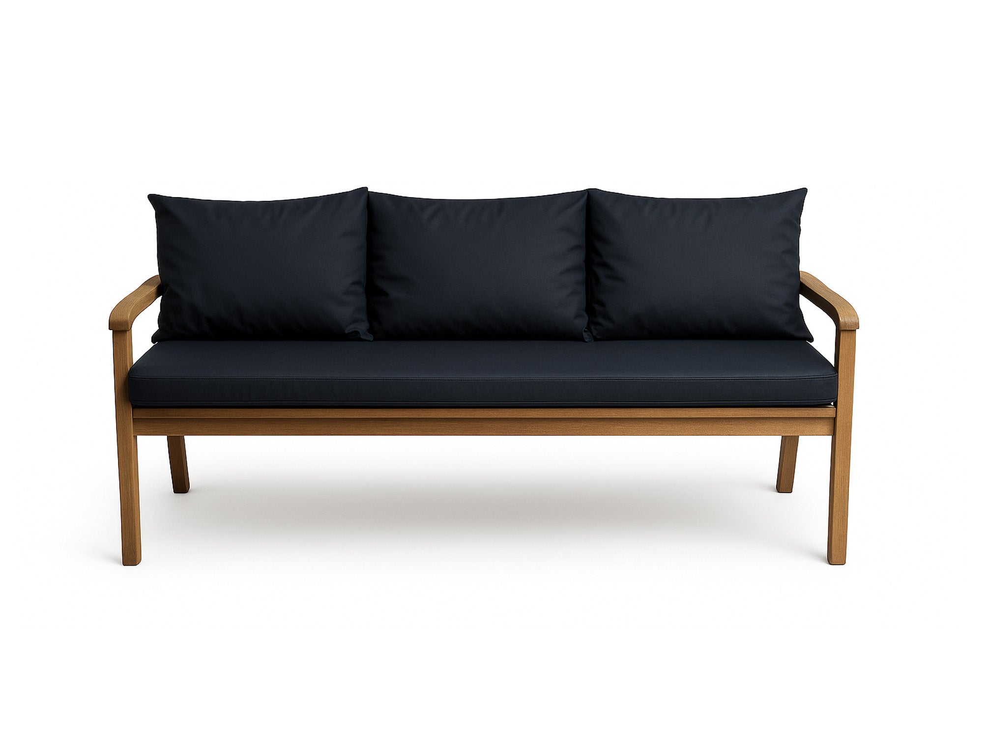 Poduszka ogrodowa na ławkę 150x60x50cm poduszka na meble ogrodowe granatowa, poduszka na balkon taras, poducha ogrodowa na huśtawkę