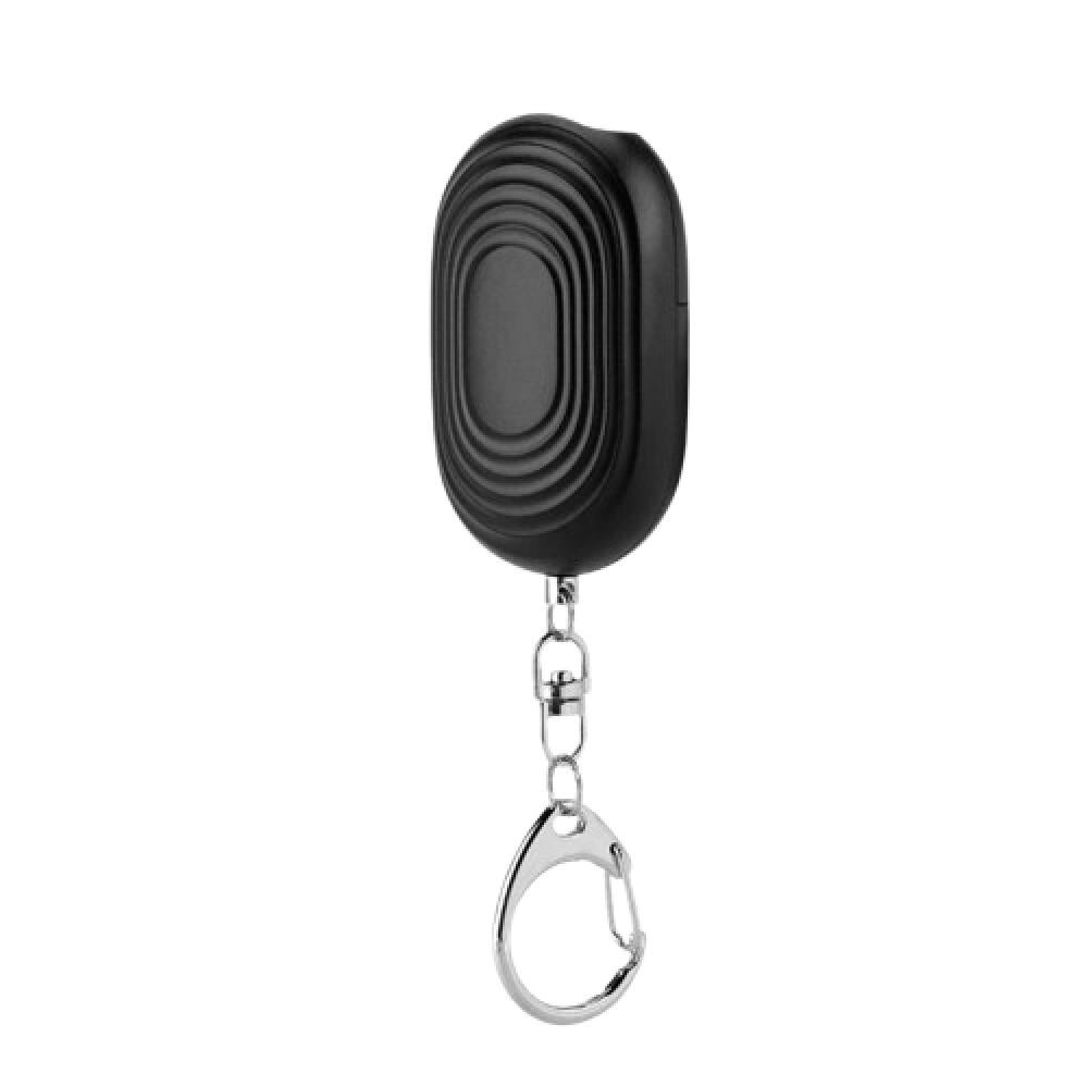 Alarm osobisty (czarny) 140 dB Alarm bezpieczeństwa osobistego z diodą LED Mały przenośny brelok dla kobiet, dzieci i osób starszych, 6,9 x 3,8 x 2,5