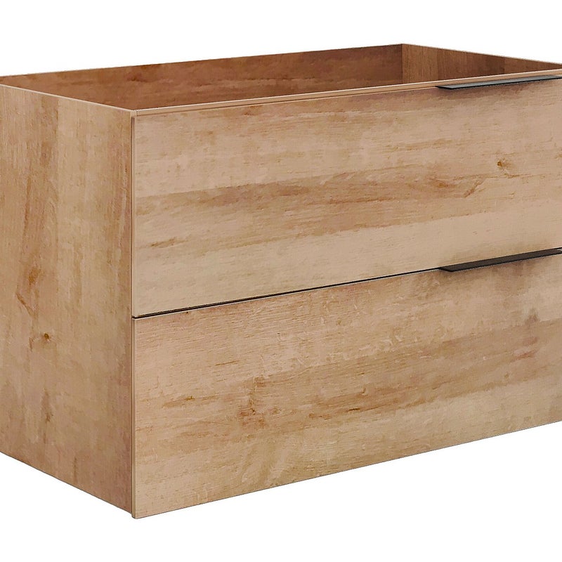 Szafka łazienkowa wisząca – Jasny naturalny kolor – 80 cm – NISAYA.