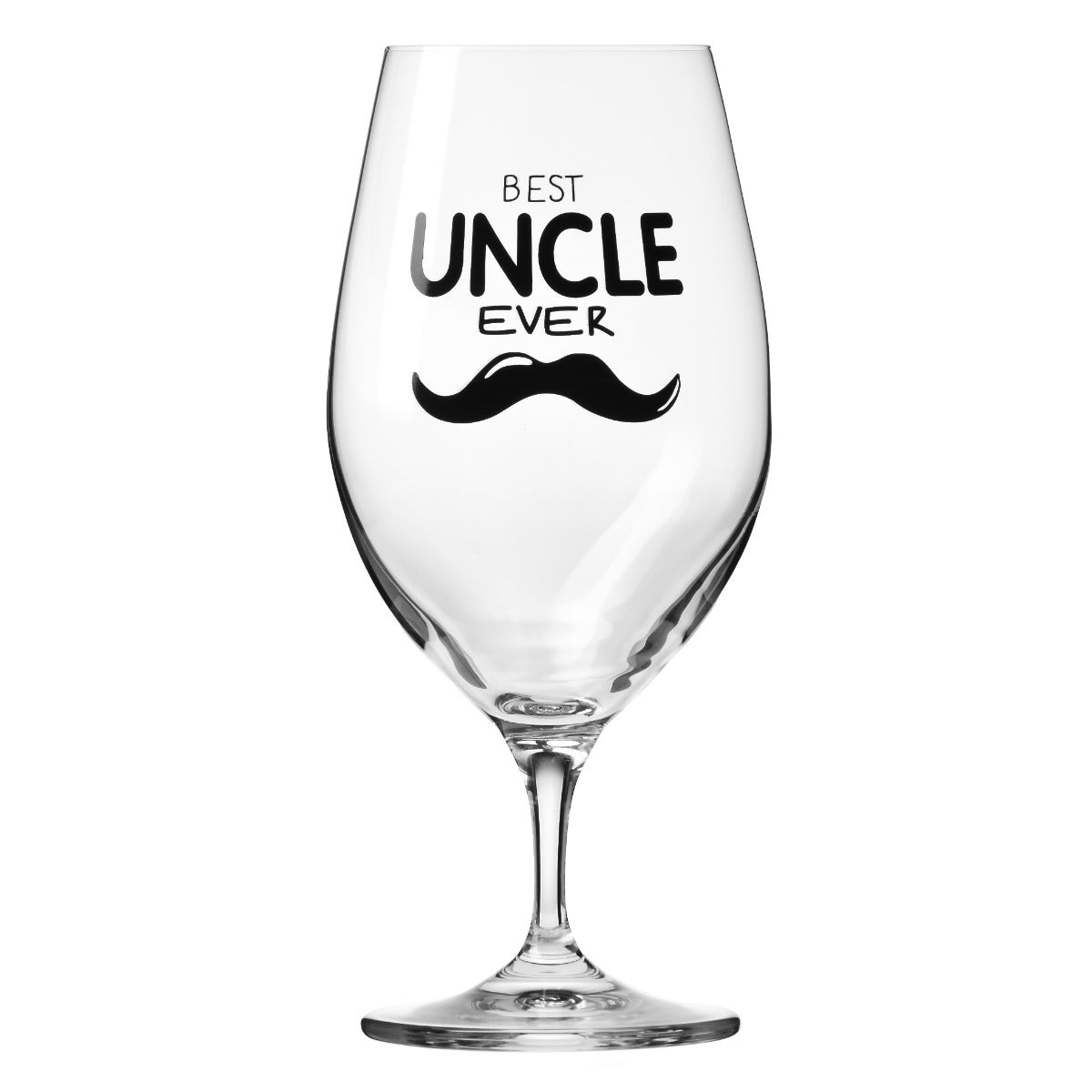 KROSNO Pokal do piwa z dedykacją dla wujka BEST UNCLE EVER 400 ml
