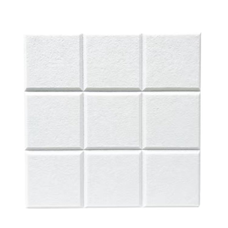 Zestaw 12 paneli dźwiękochłonnych z filcu do dekoracji ściennej, kwadratowych, trwałych i nieodkształcających się, 30 x 30 x 9 mm