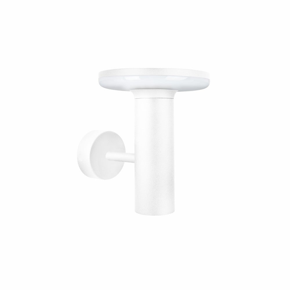 Mac Wall Base White - Kinkiet LED 12W z przełącznikiem CCT 2700K/3200K/4000K, aluminiowy - Beneito & Faure