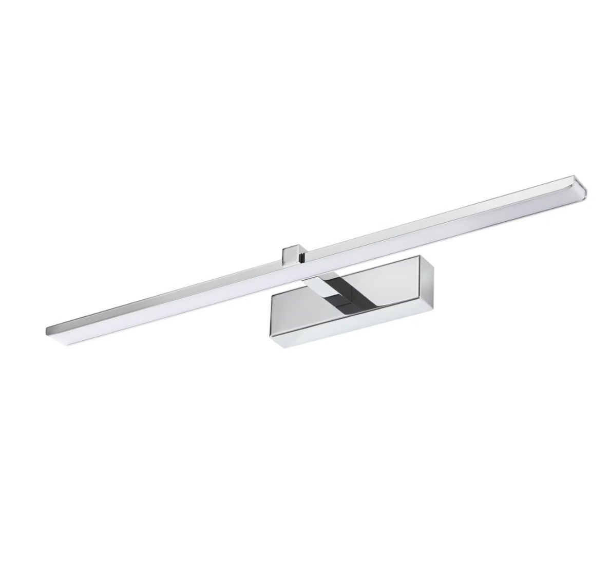 Kinkiet nad lustro Venus LED 12W Neutralna biel 840lm chromowany biały wym: 5x60x13 cm IP44 IdeaLED