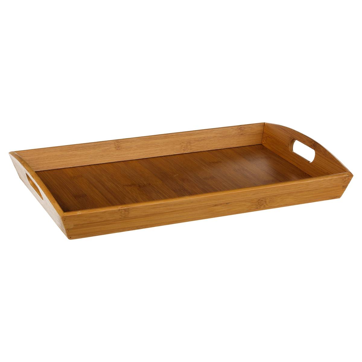 TACA BAMBUSOWA 44x29cm prostokątna NATURALNA brąz