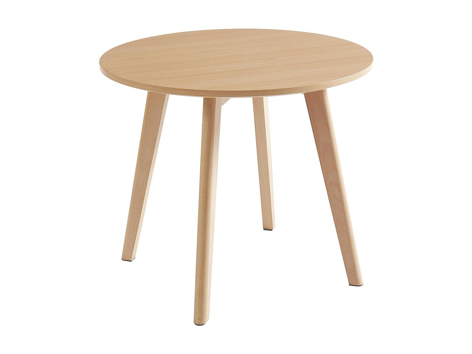 Stolik dziecięcy z MDF i dębu – naturalny – LOULOUNE