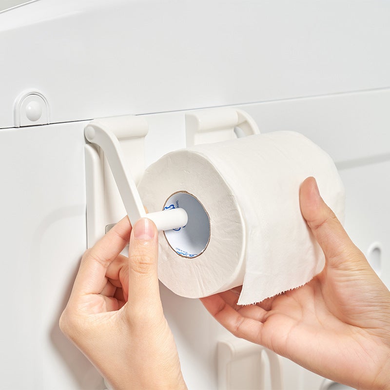 szt Uchwyt papier kuchenny użytku domowego organizer kuchni ręczniki papierowe półka dozownik regulowany łazienkowy magnetyczny uchwyt ścienny rolkę