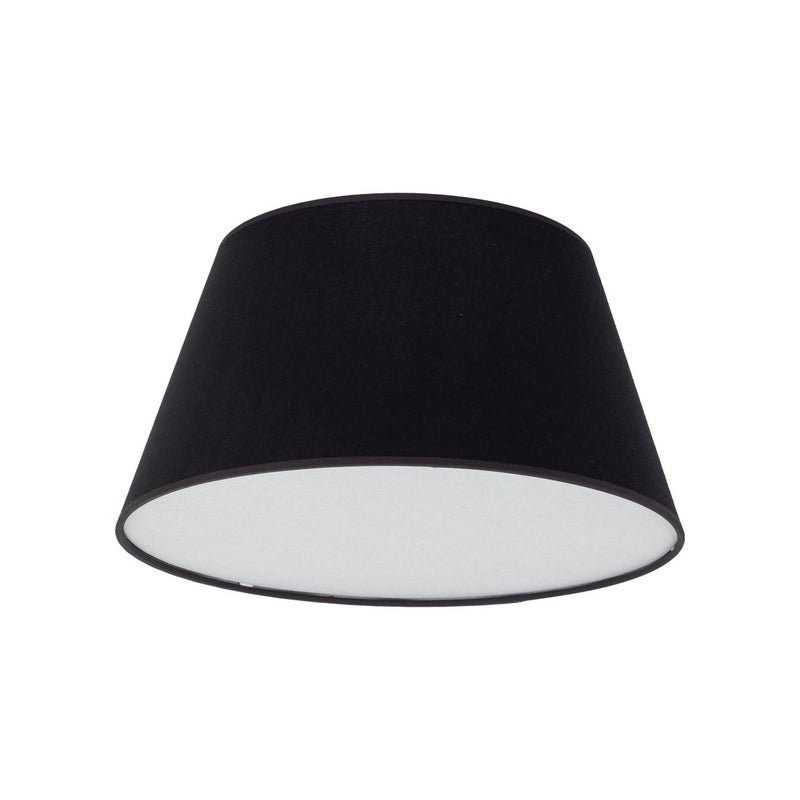 Lampa sufitowa TK Lighting FORMO tkanina 2xE27 czarna 38 cm 1 szt.