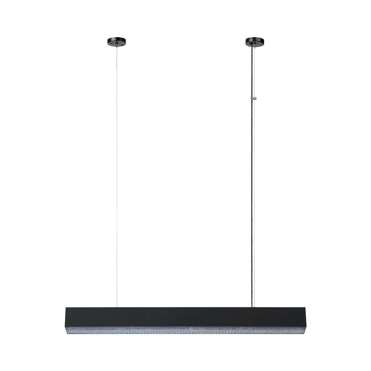 Lampa wisząca / sufitowa nowoczesna do jadalni nad stół czarna liniowa 80 cm zmienna barwa LED 32W MIRA Light Prestige