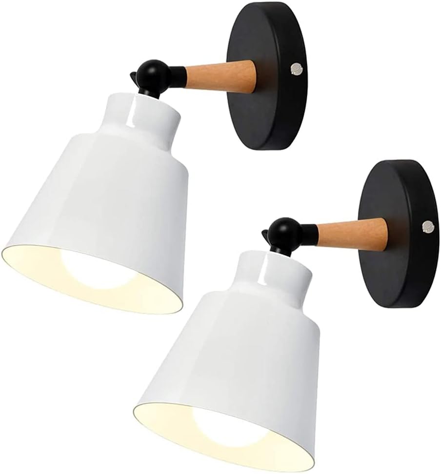 Zestaw 2 zabytkowych, industrialnych kinkietów, regulowanych metalowych lamp sufitowych E27, w stylu retro, do sypialni, kuchni lub restauracji (bez