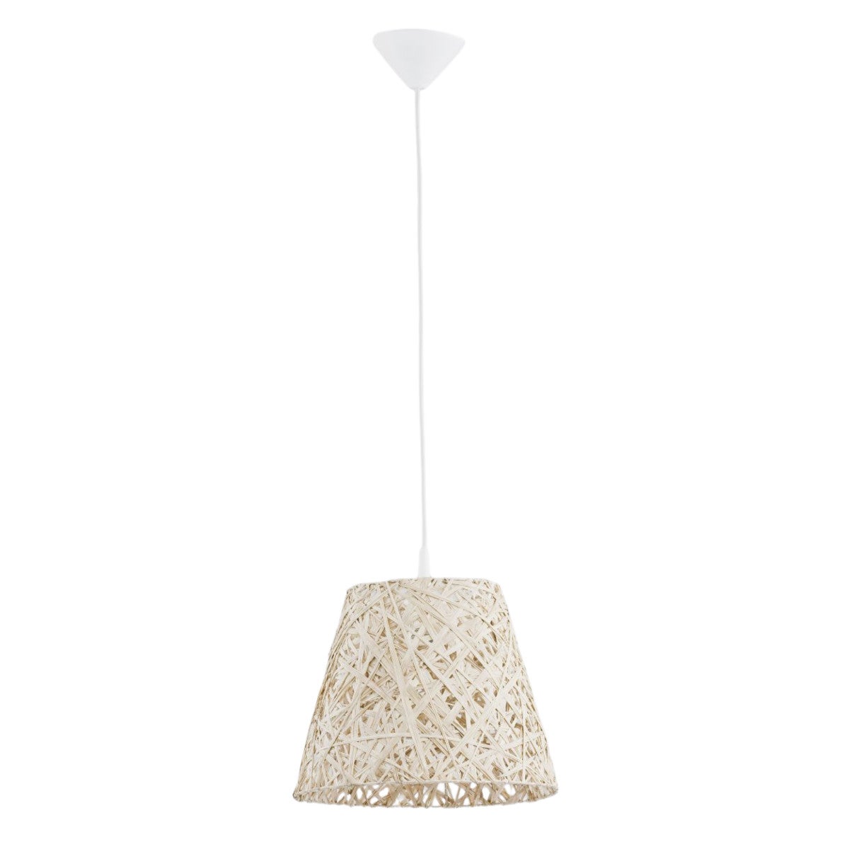 Lampa wisząca Cannuccia beżowa 1 x E27 x 60W wym: 120 x 32 x 30 cm Alfa