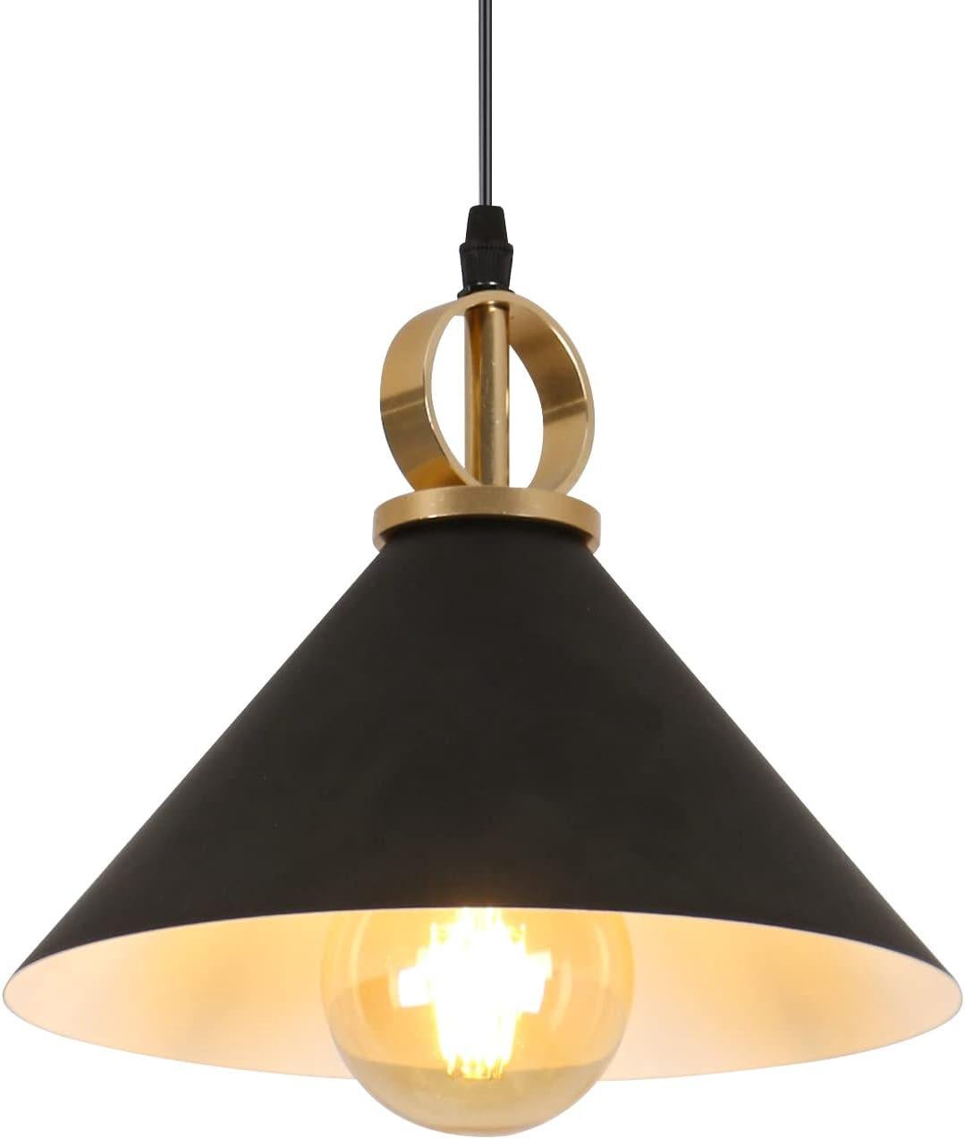 Lampa Wisząca Industrialna Vintage, E27 Retro Lampa Wisząca Metalowa, Lampa Sufitowa w Stylu Edisona do Salonu Sypialni Kawiarni Baru Restauracji