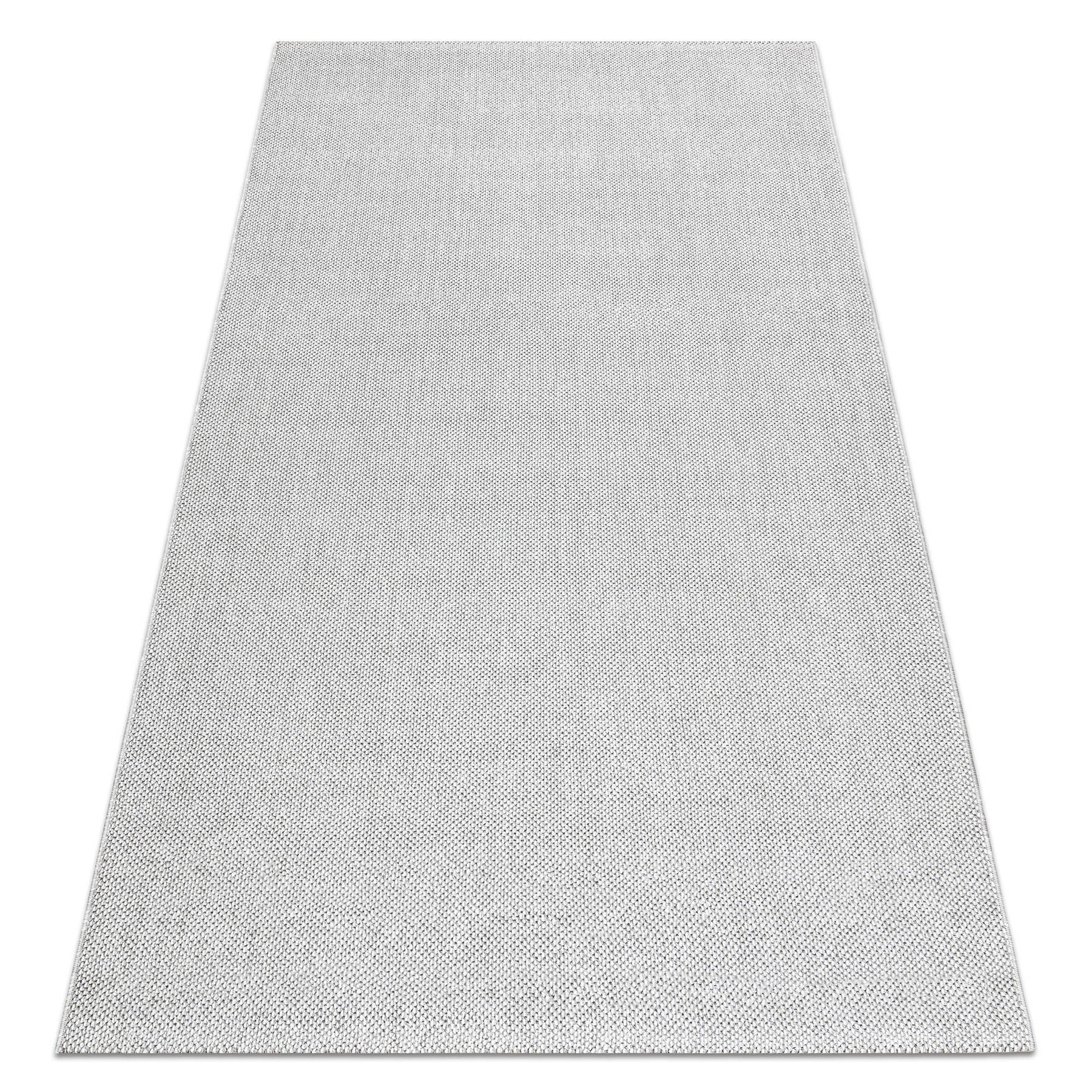 Dywan CASABLANCA LOOM srebrny pętelkowy, miękki indoor & outdoor 300x300 cm