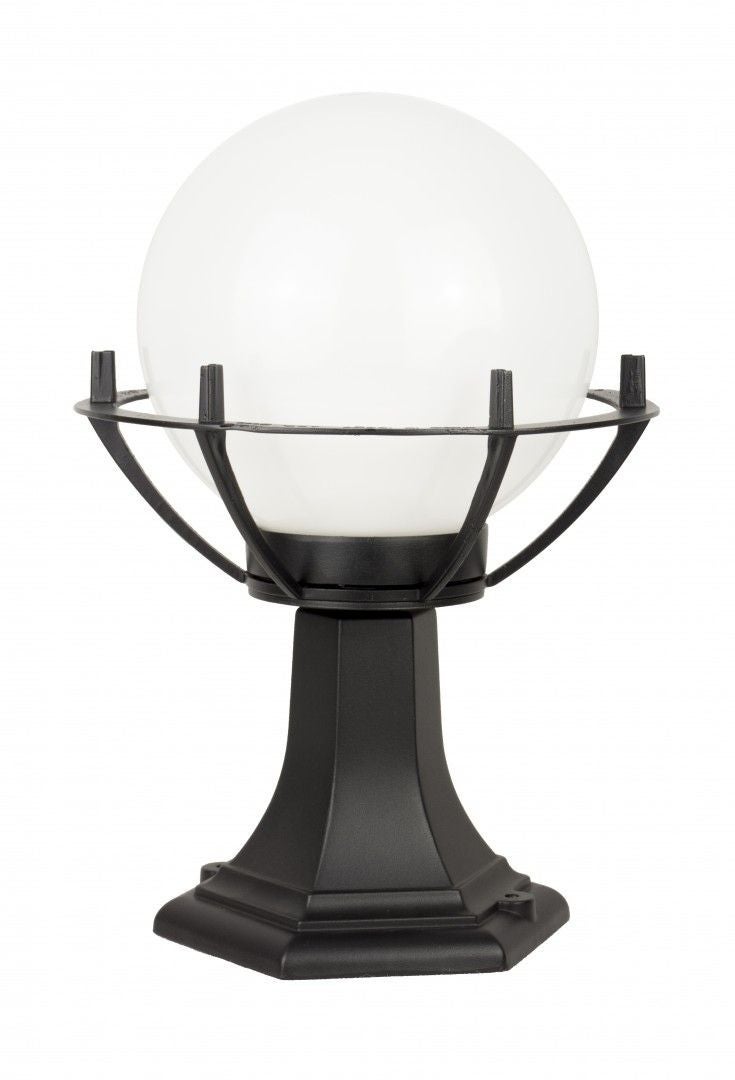 Lampa ogrodowa stojąca Kule czarna 1xE27x60W wym: 39 x 25 x 25 cm aluminium SU-MA