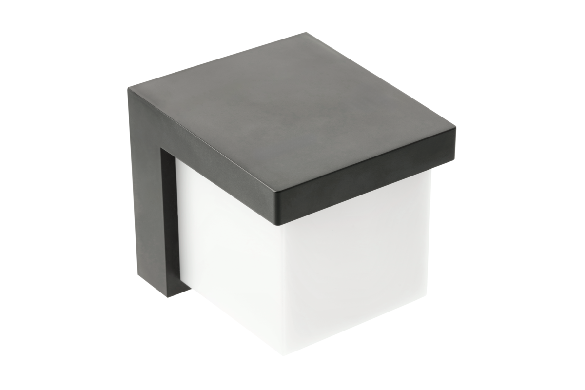 Kinkiet zewnętrzny elewacyjny LED TROPEA, 10W 900lm 4000K (neutralna biel), IP54, czarny, na elewację i do ogrodu – GTV LIGHTING