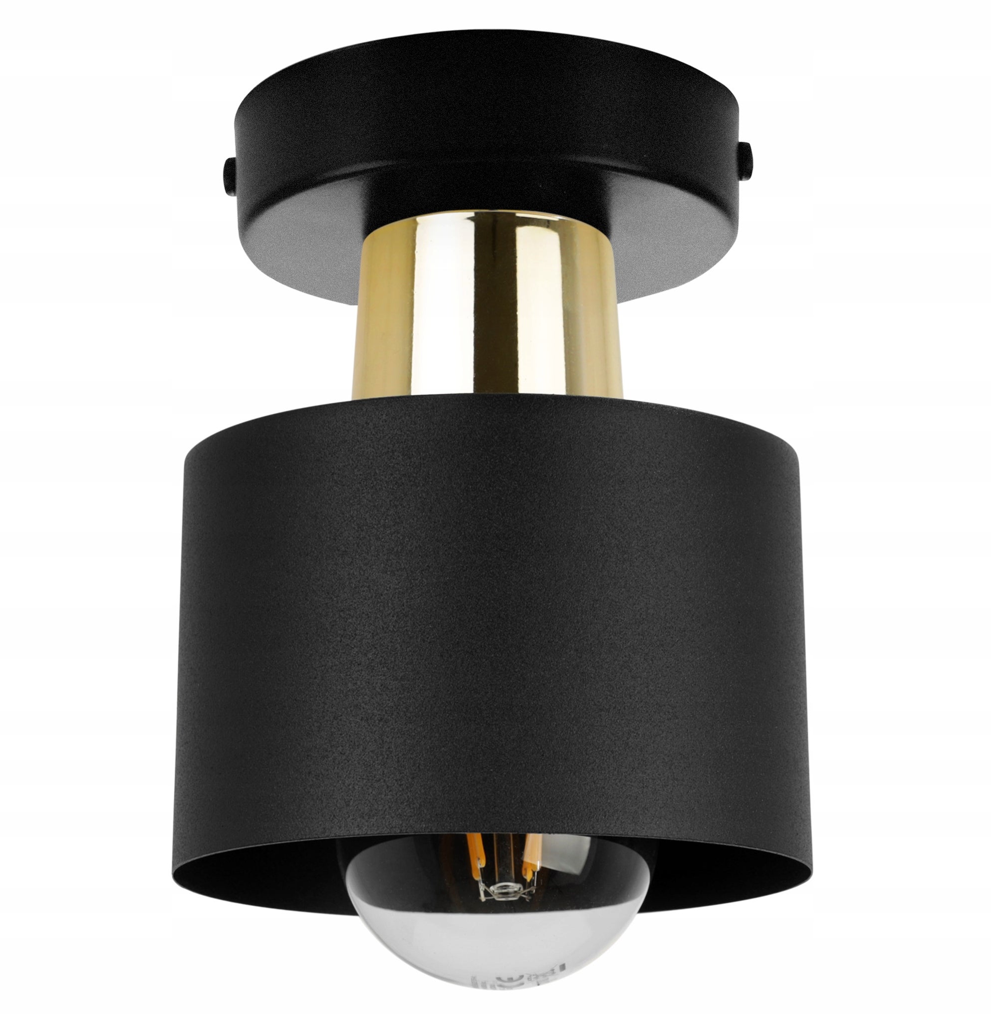 Lampa sufitowe wisząca Light Home LH Panta 1x E27 60W pionowy czarny