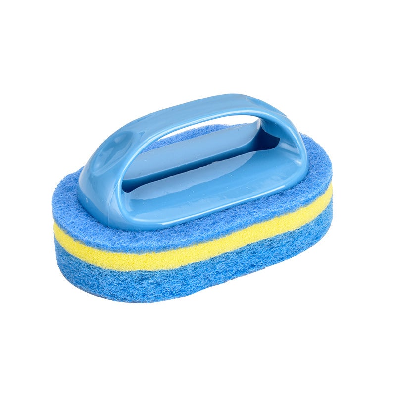 Szczotka do czyszczenia łazienki, kuchni, wanny, toalety, prysznica, gąbka, szczotka wielofunkcyjna z ergonomicznym uchwytem